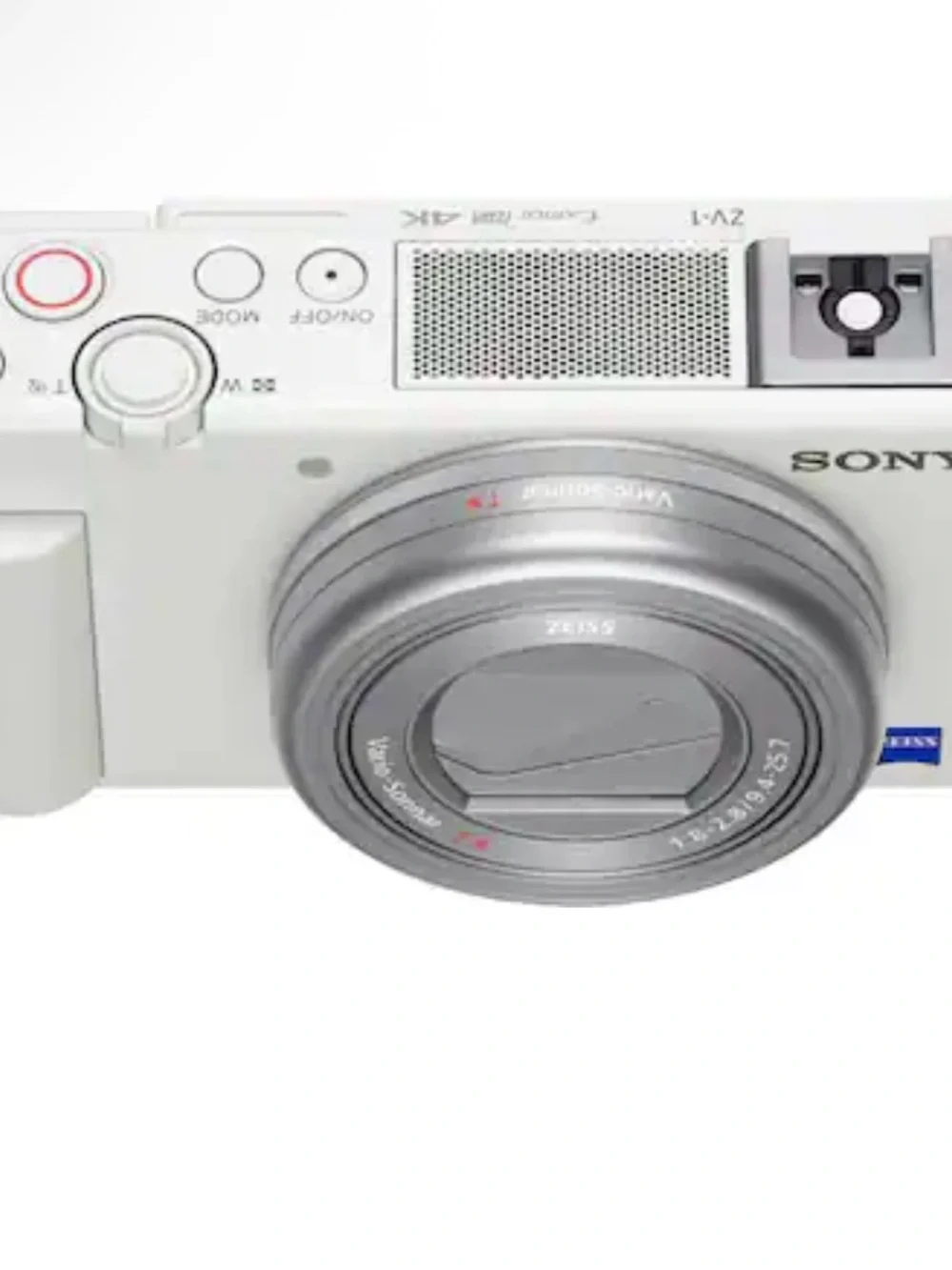 Sony - Alpha ZV-E10 APS-C Vlog Camera Body (White) Content Creator's Bundle